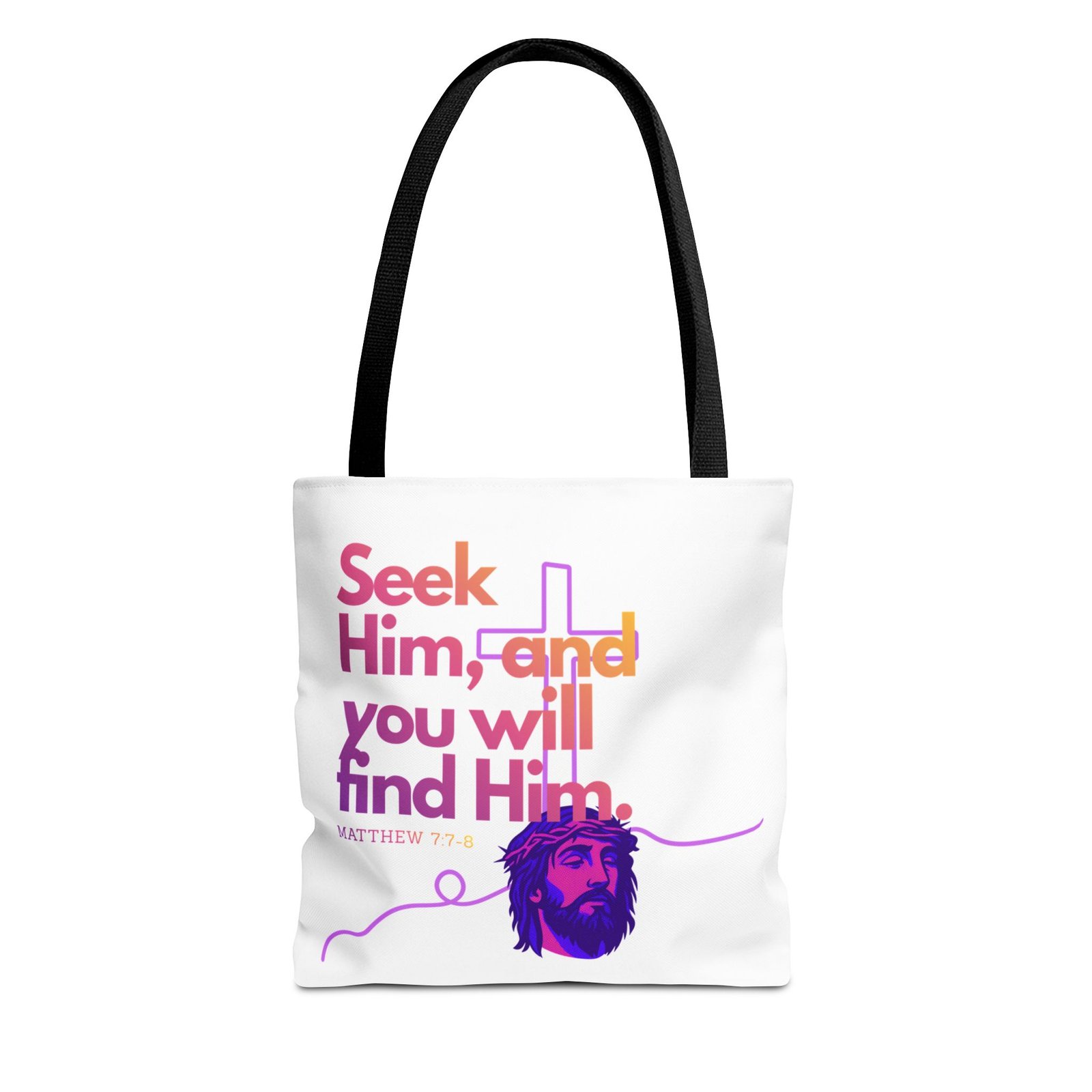 "Seek Him" Tote Bag