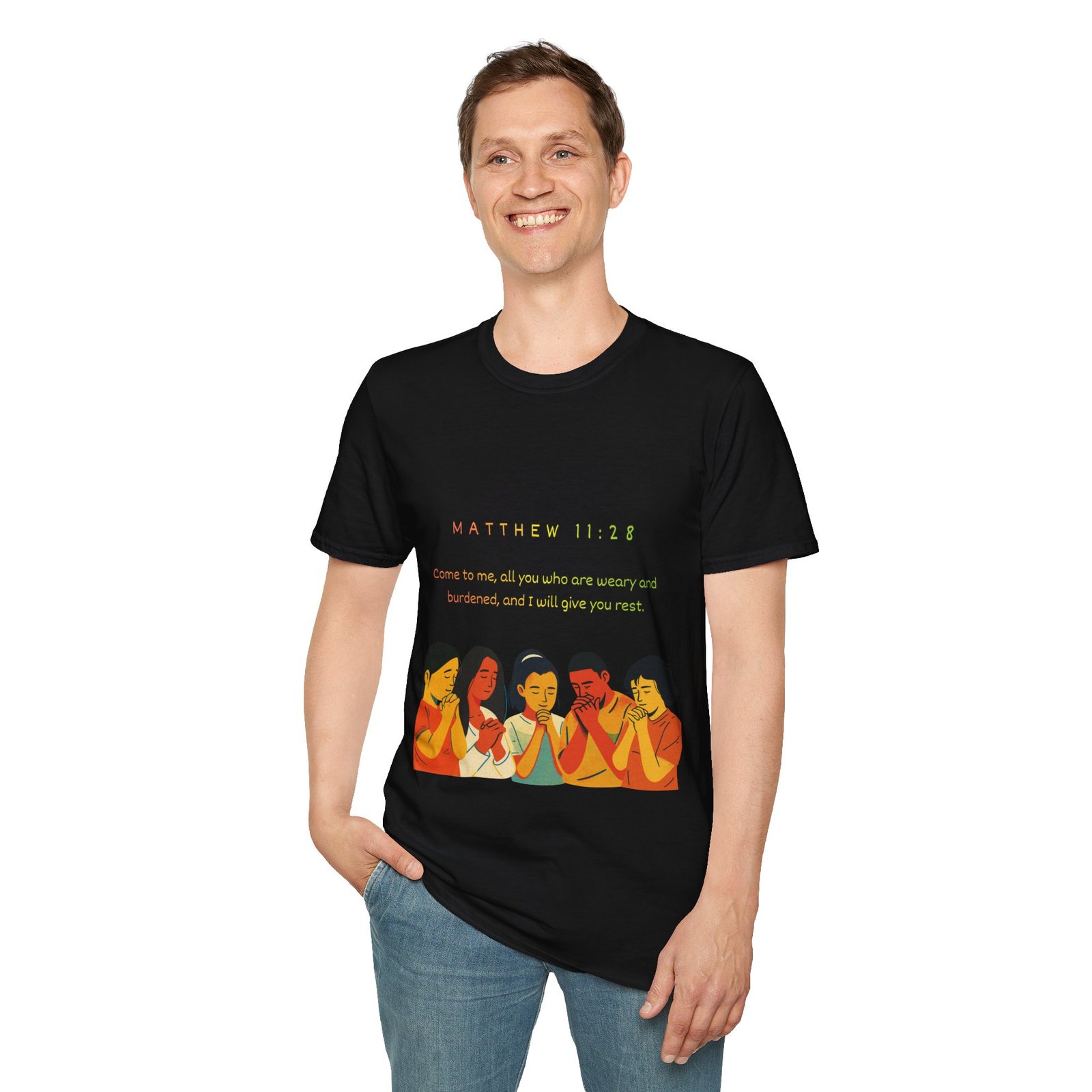 "Come To Me, All Who Are Weary" - Tee - Image 3