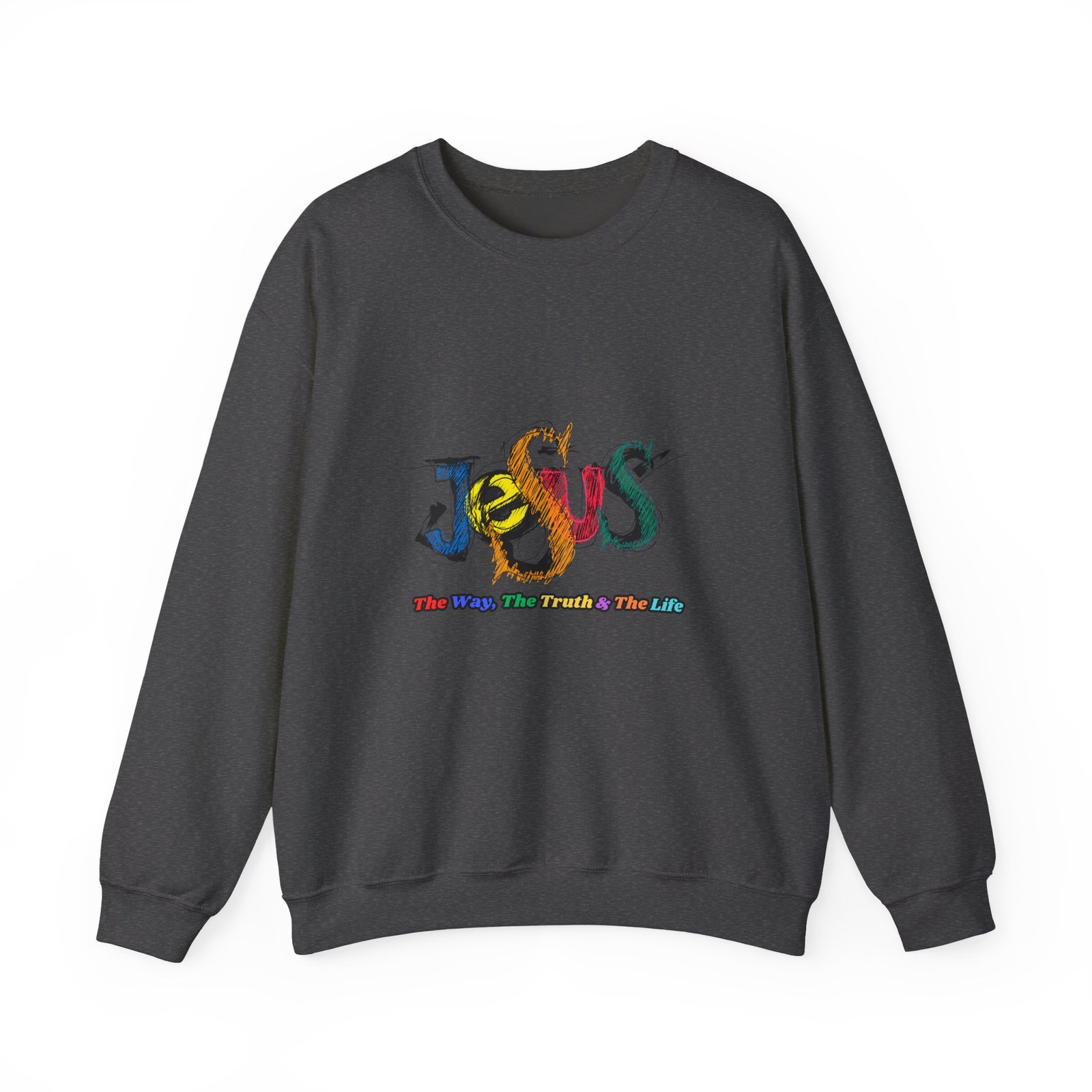 "Jesus is The Way, The Truth & The Life" - Crewneck - Image 9