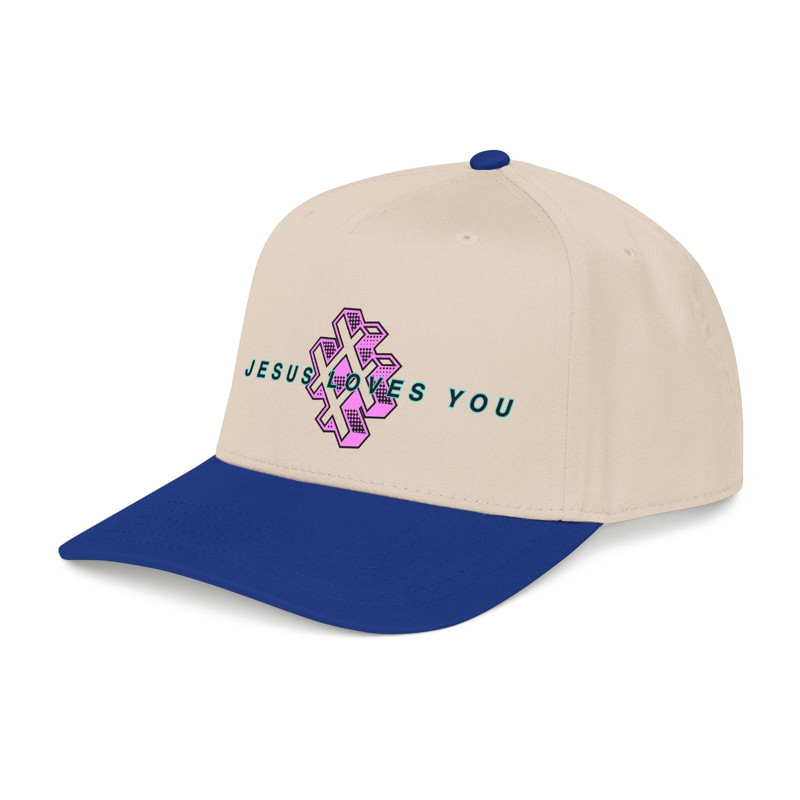 '#Jesus Loves You' Baseball Cap - Image 7