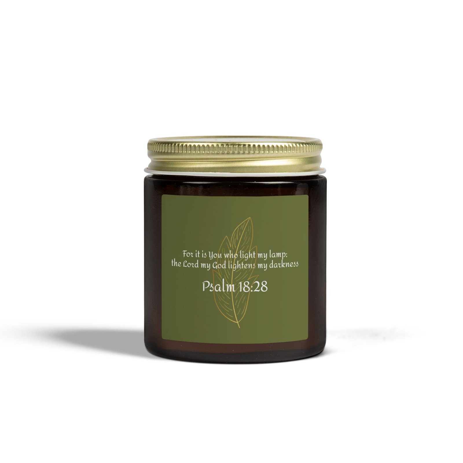 Psalm 18:28 Scented Candle — 4oz/9oz Jar - Image 6