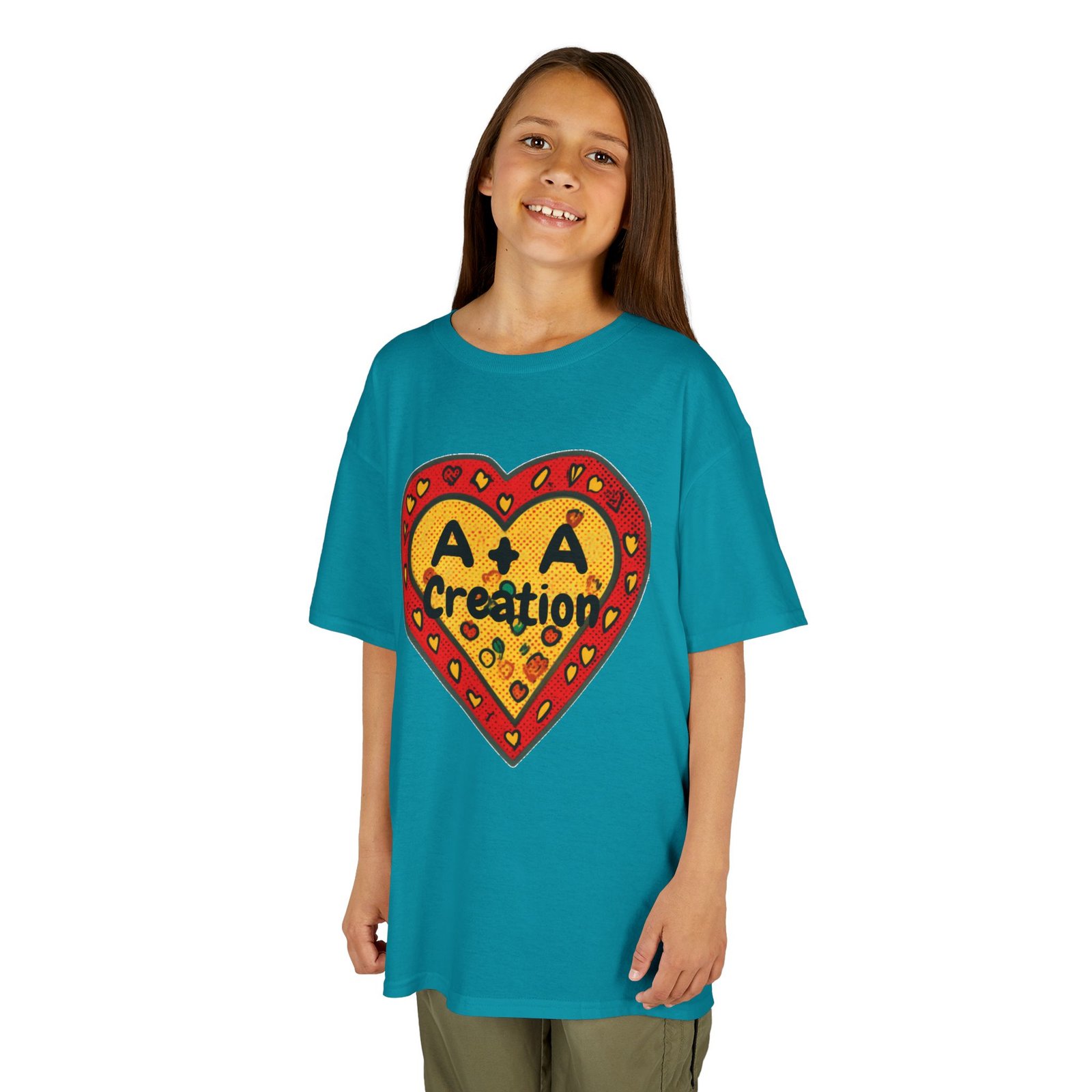 'A+A Creations' Heart - Kids Tee - Image 10