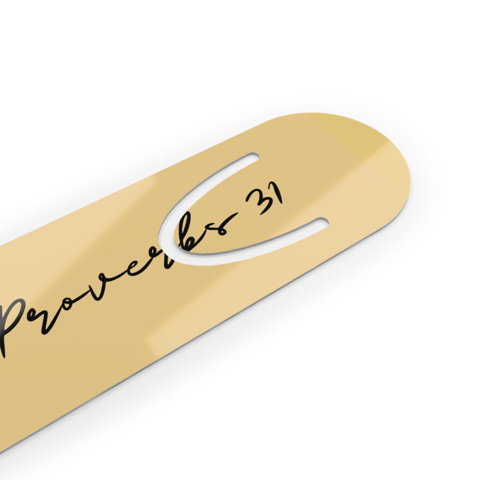 Proverbs 31:30: Gold Heart— Bookmark - Image 3