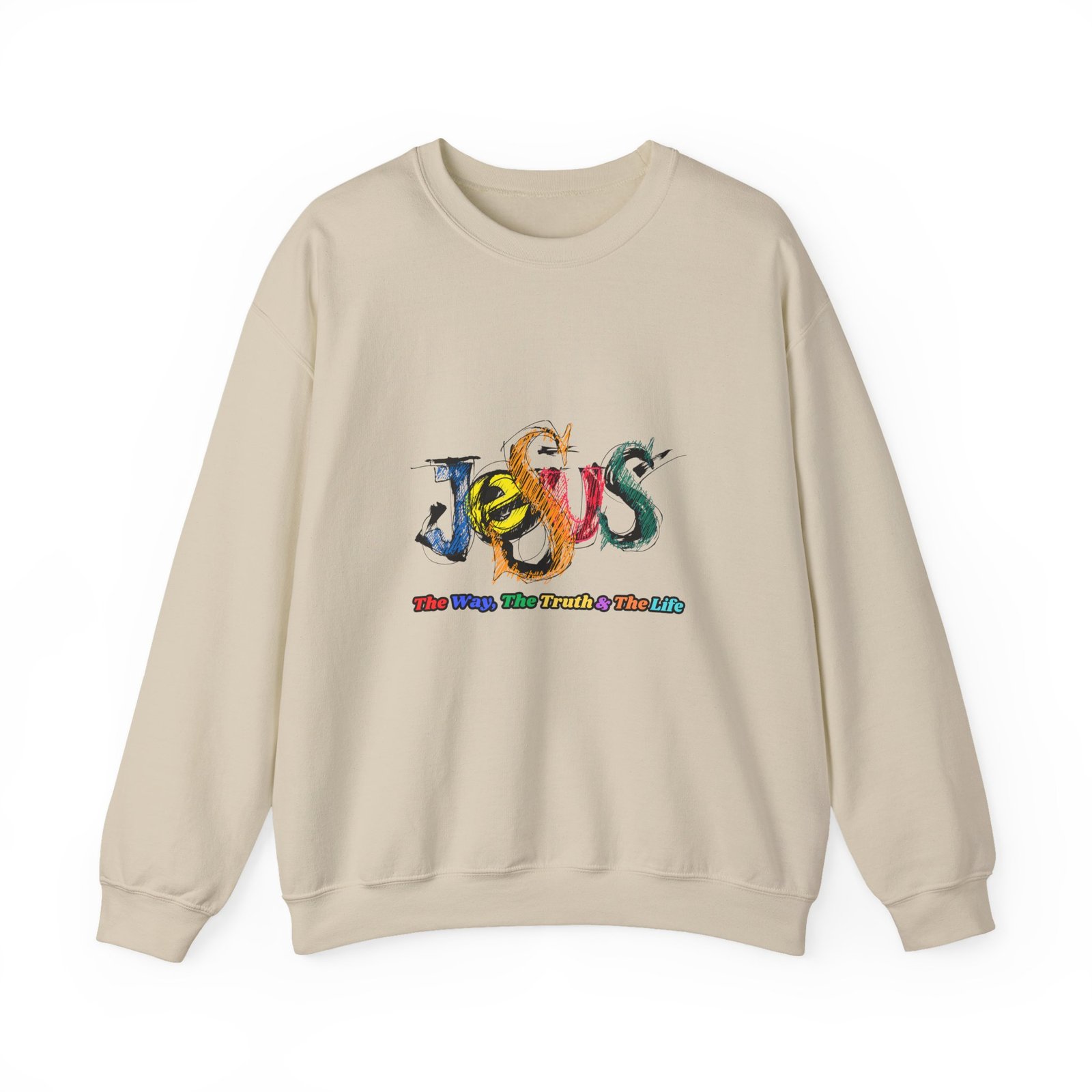 "Jesus is The Way, The Truth & The Life" - Crewneck - Image 6