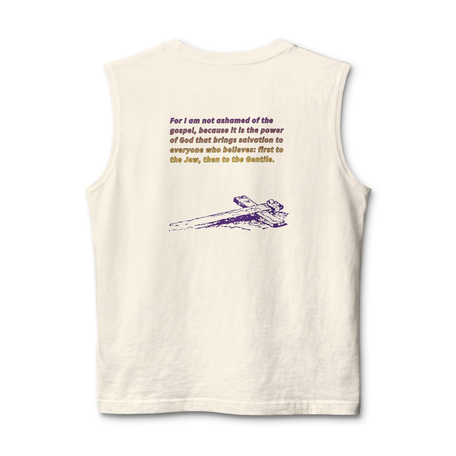 Unashamed Romans 1:16 - Muscle Tank - Image 7