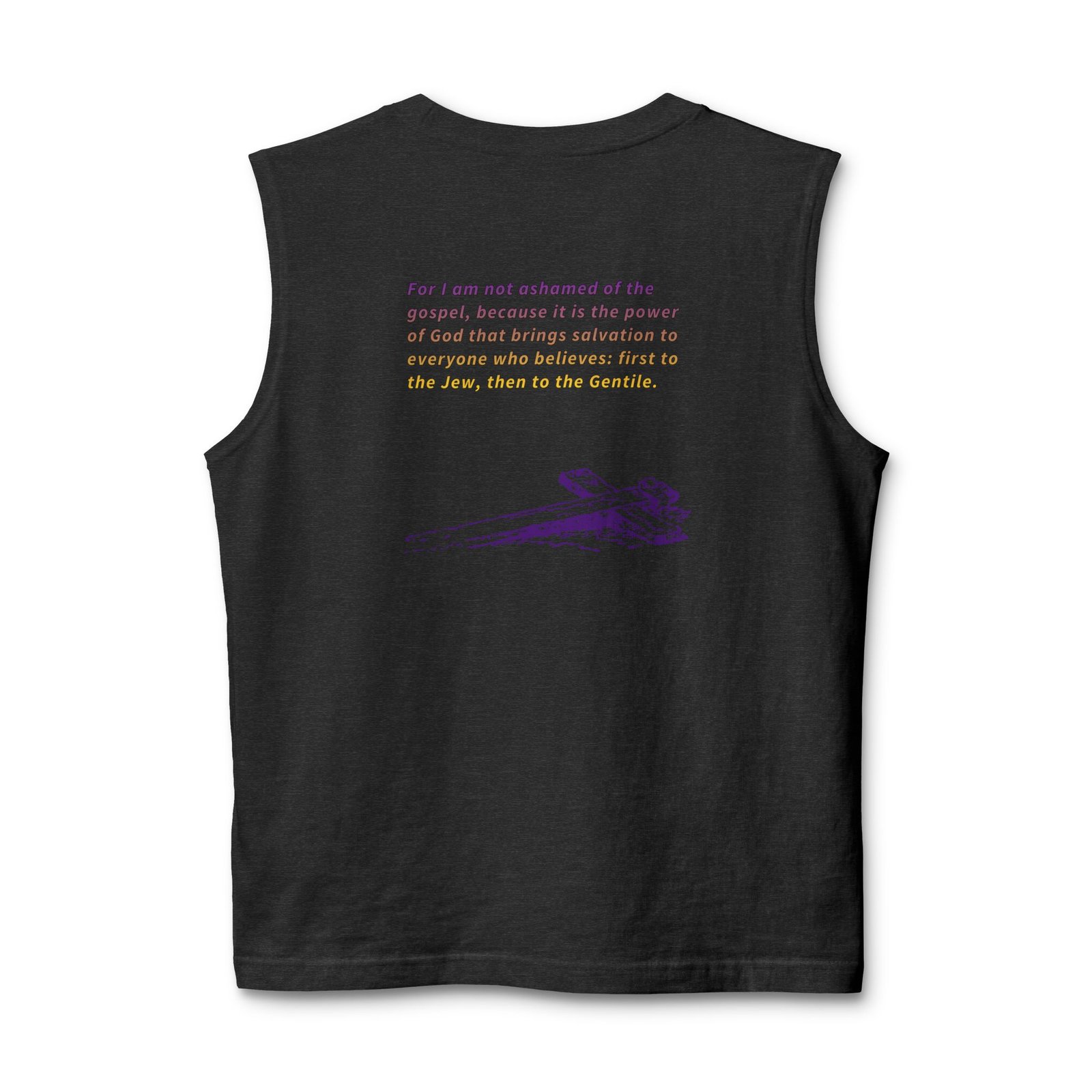 Unashamed Romans 1:16 - Muscle Tank - Image 11