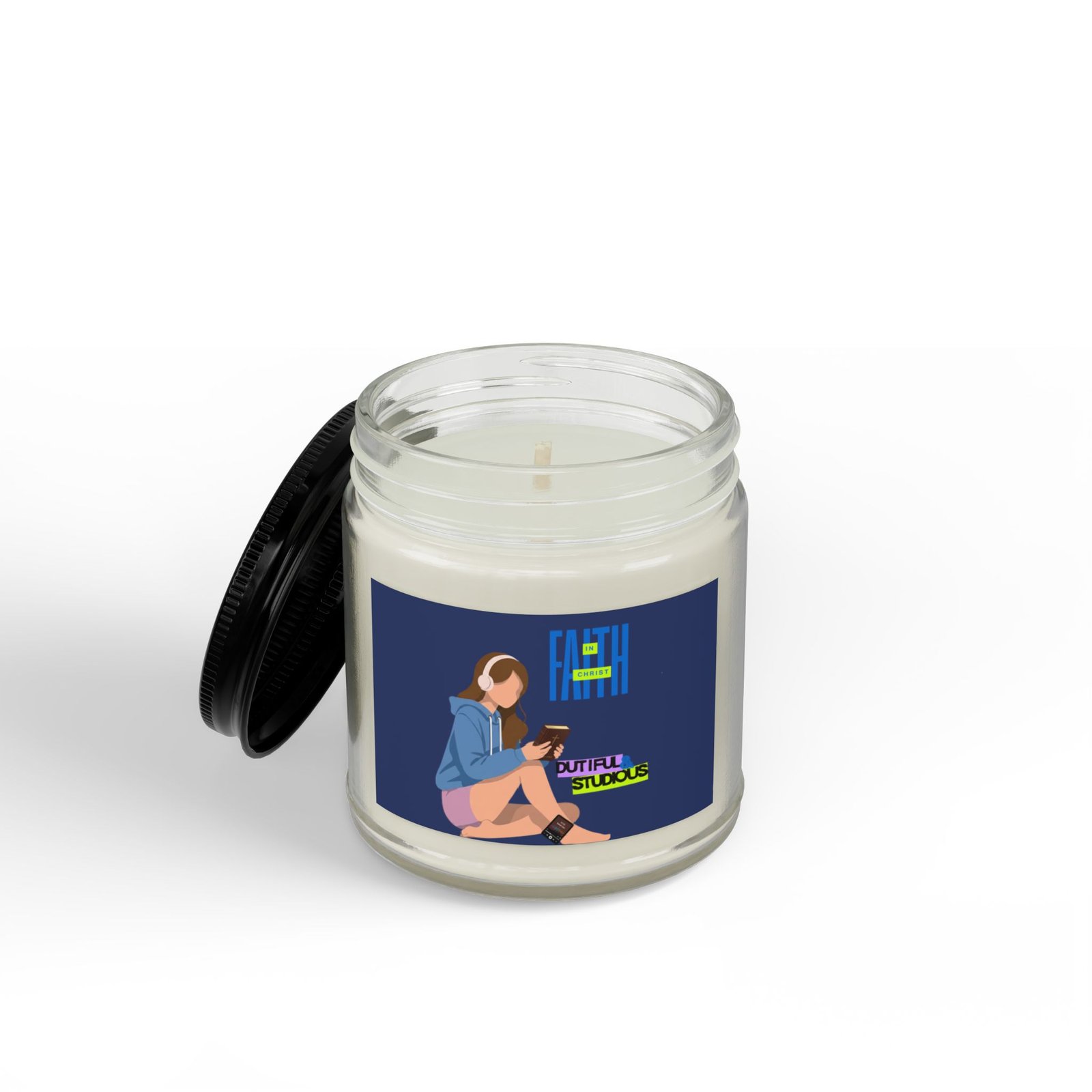 'Faith in Christ': Dutiful & Studious — Soy Candle (4oz & 9oz) - Image 2