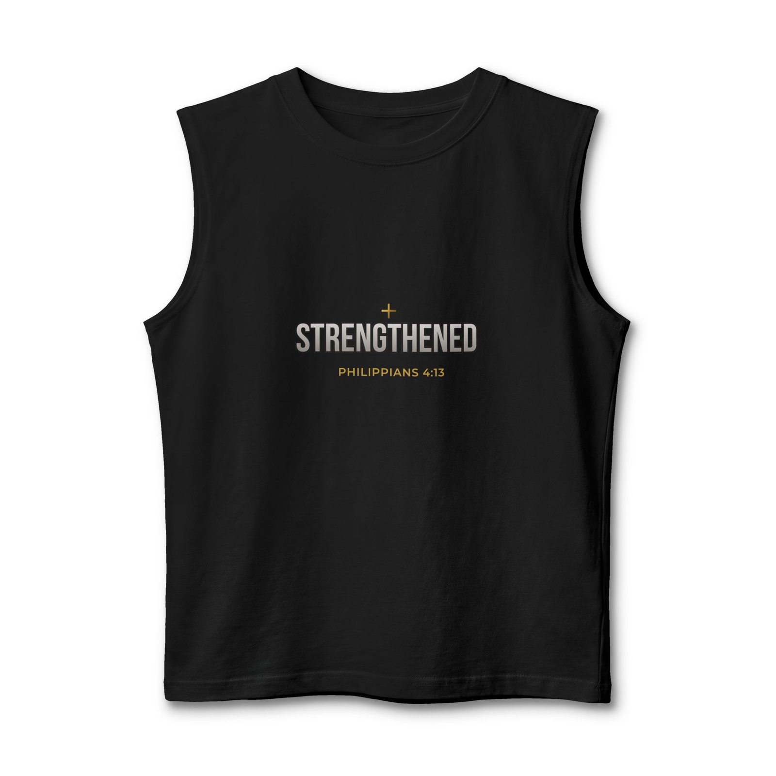 'Strengthened' Philippians 4:13 - Muscle Tank - Image 4