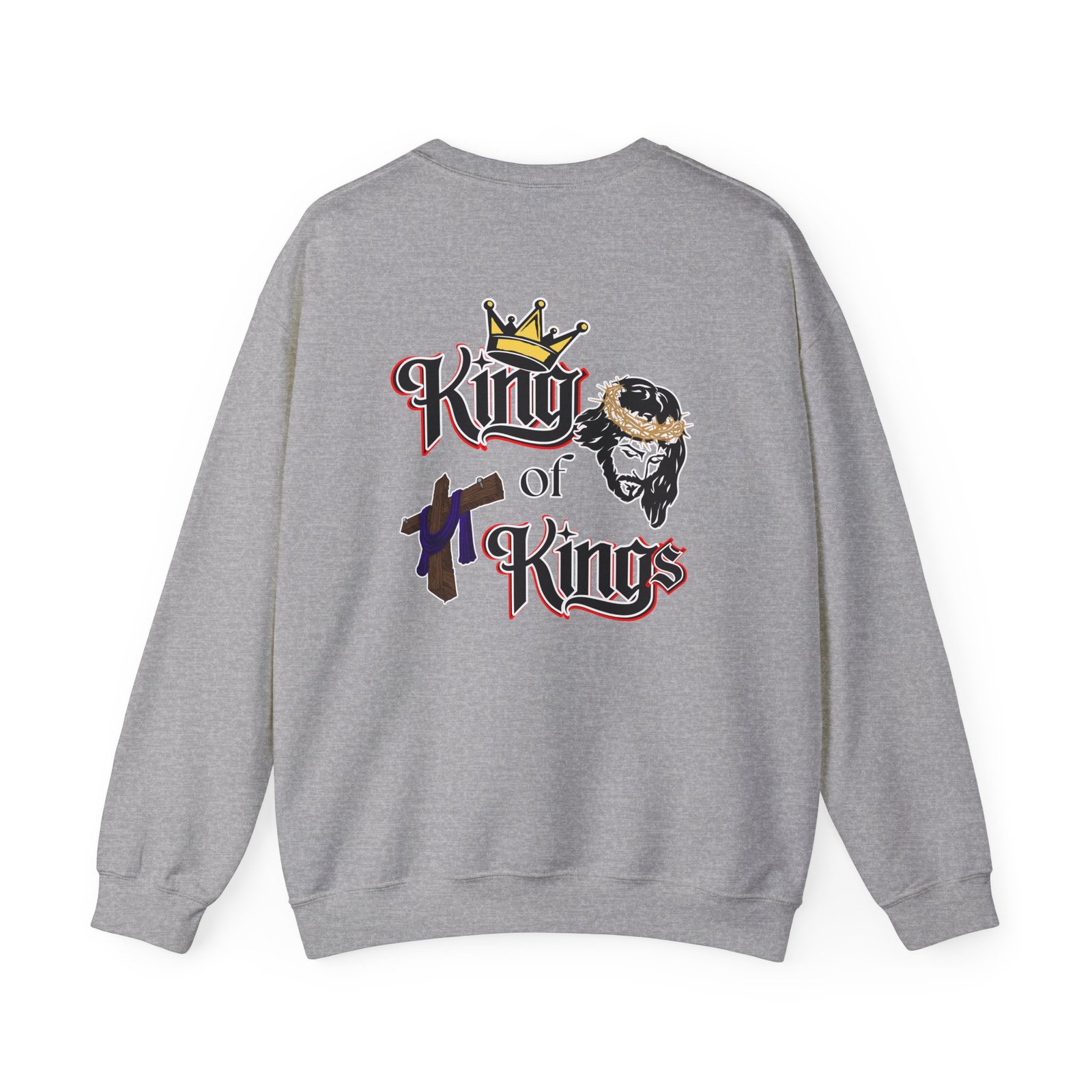 "Jesus is The King of Kings" - Crewneck - Image 12