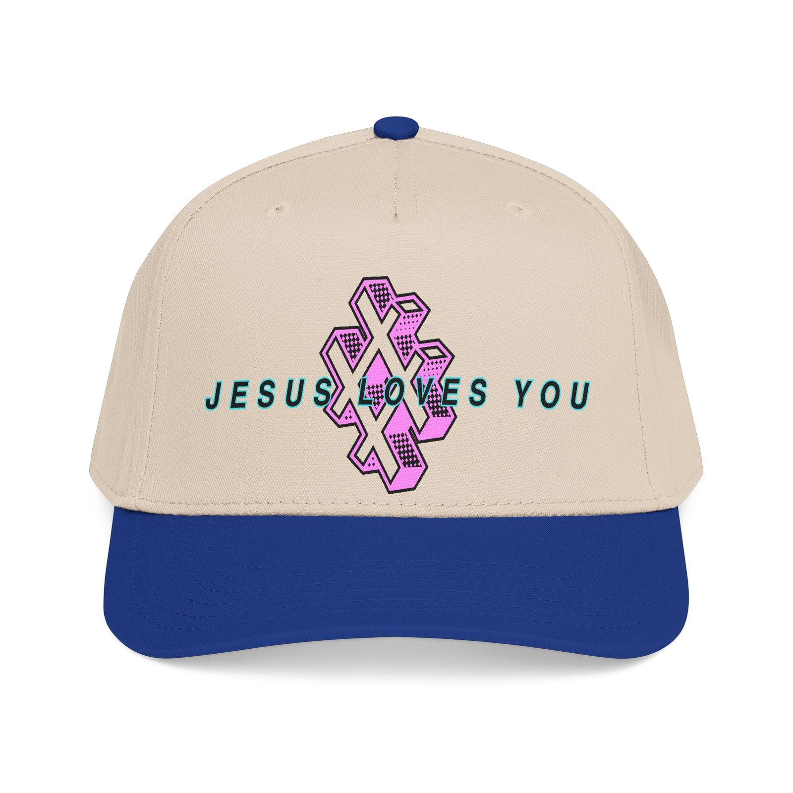 '#Jesus Loves You' Baseball Cap - Image 6