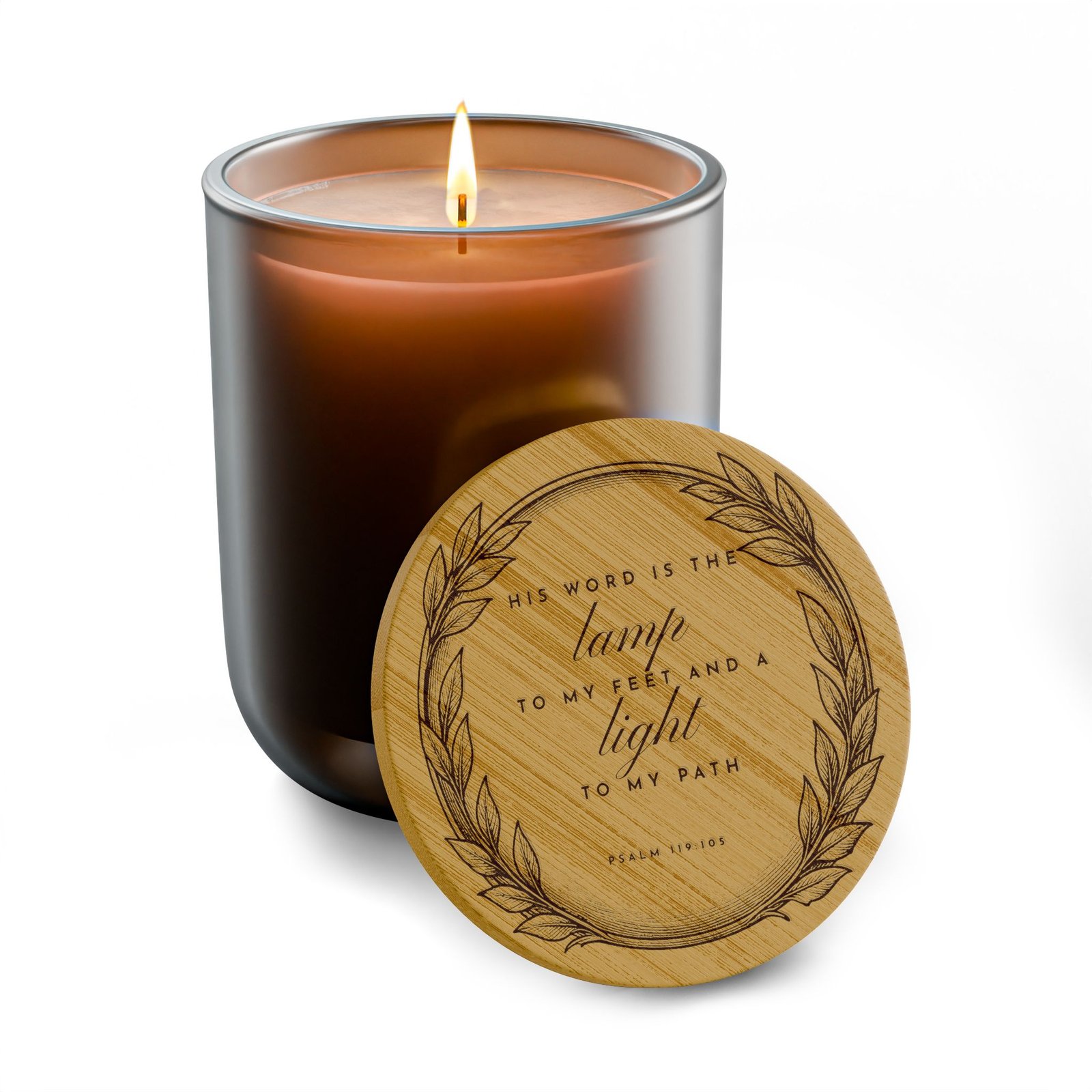'Lamp To My Feet' — Scented Soy Candle - Image 4