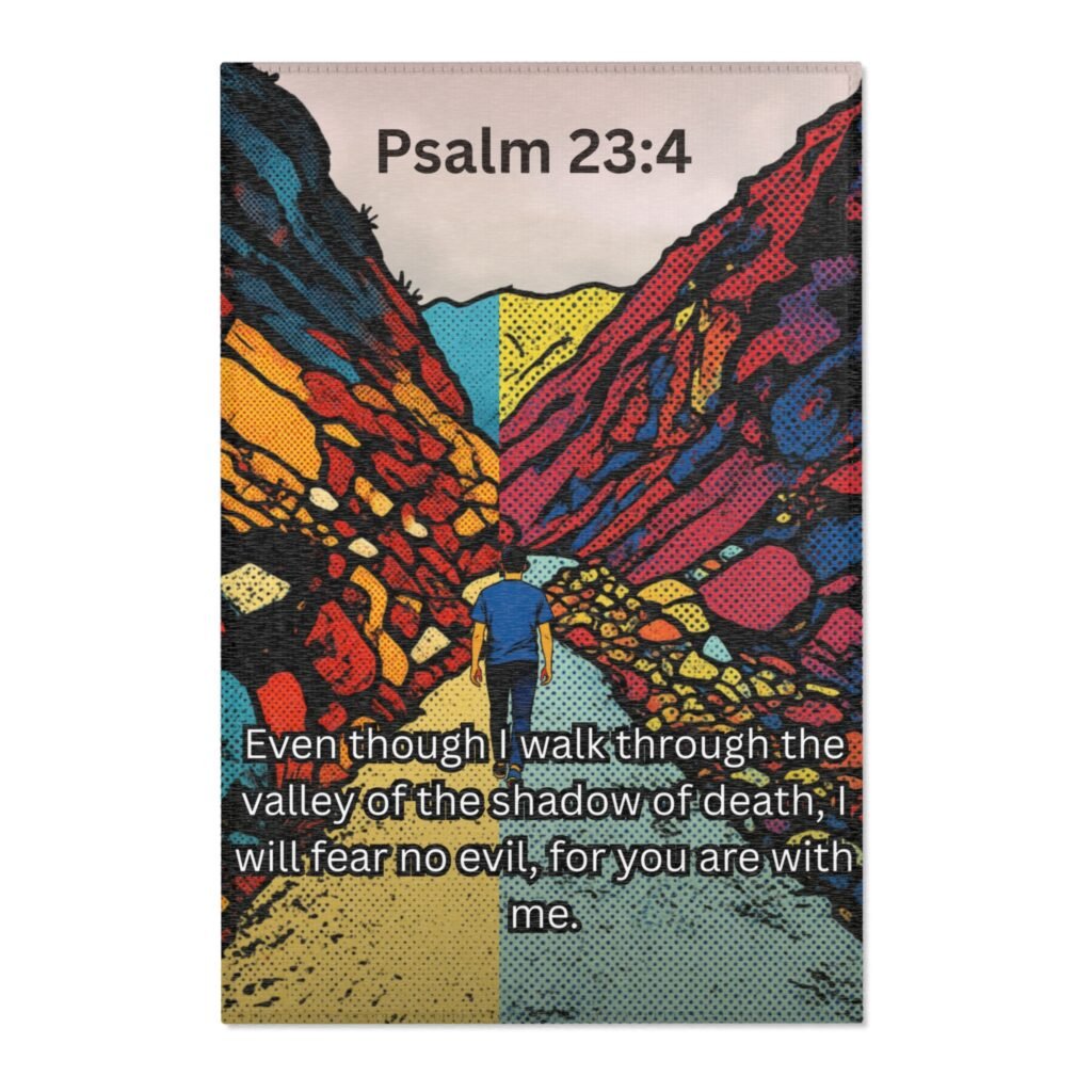 Psalm 23:4 - Area Rug