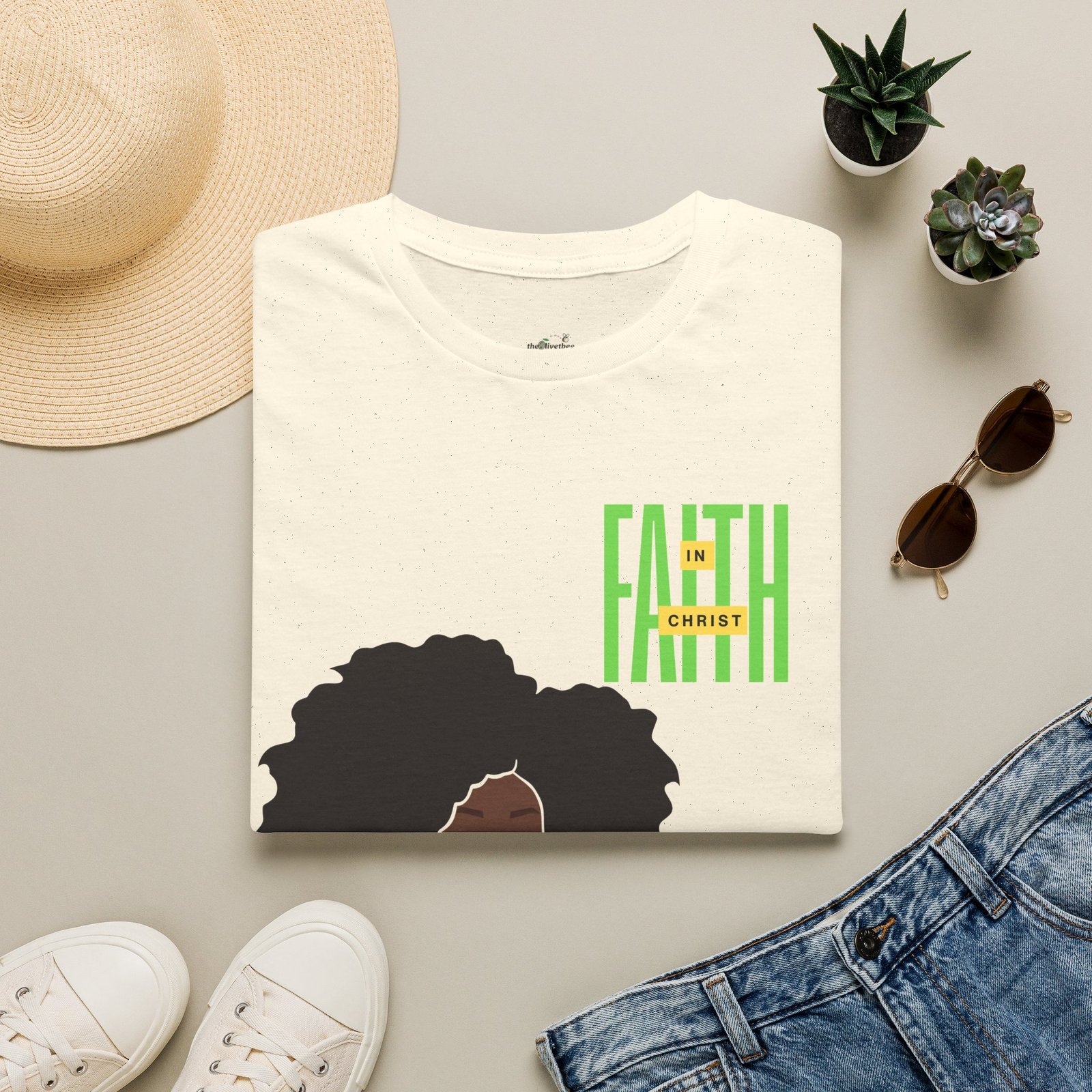 'Faith in Christ': Creative & Resolute — Tee - Image 16