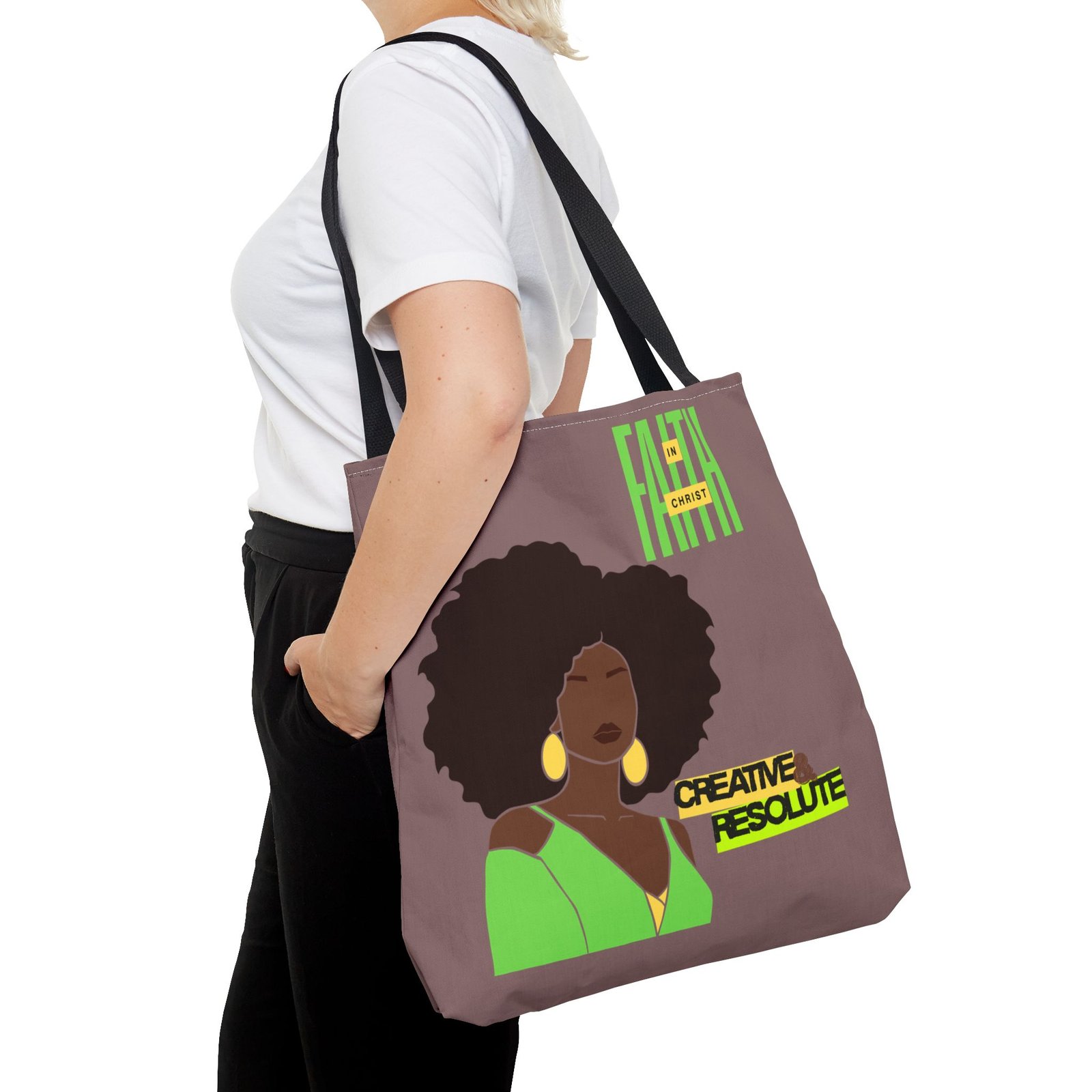 'Faith In Christ: Creative & Resolute' - Tote Bag - Image 5