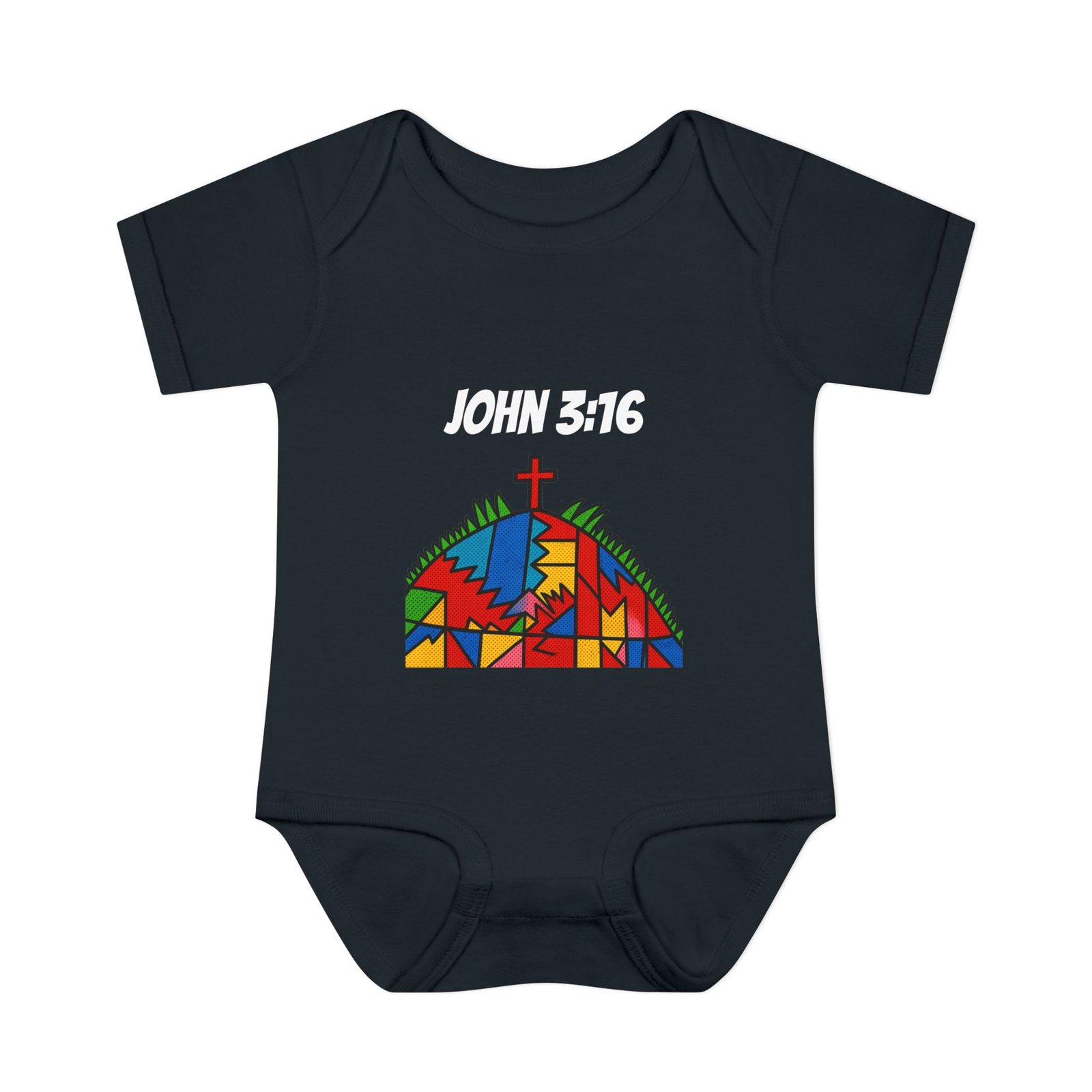 'John 3:16' - Infant Bodysuit - Image 18