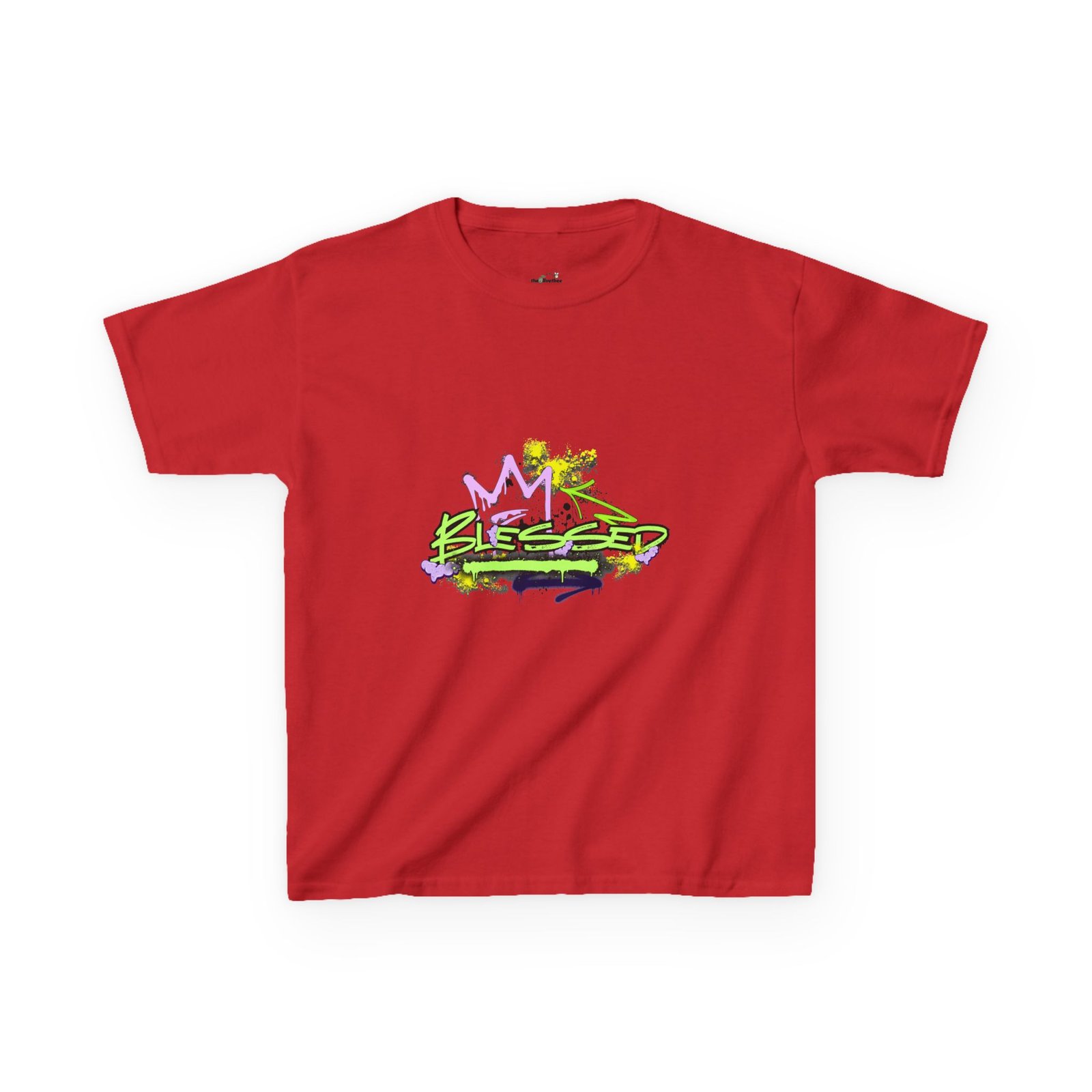 'Blessed' Graffiti - Kids Tee - Image 57