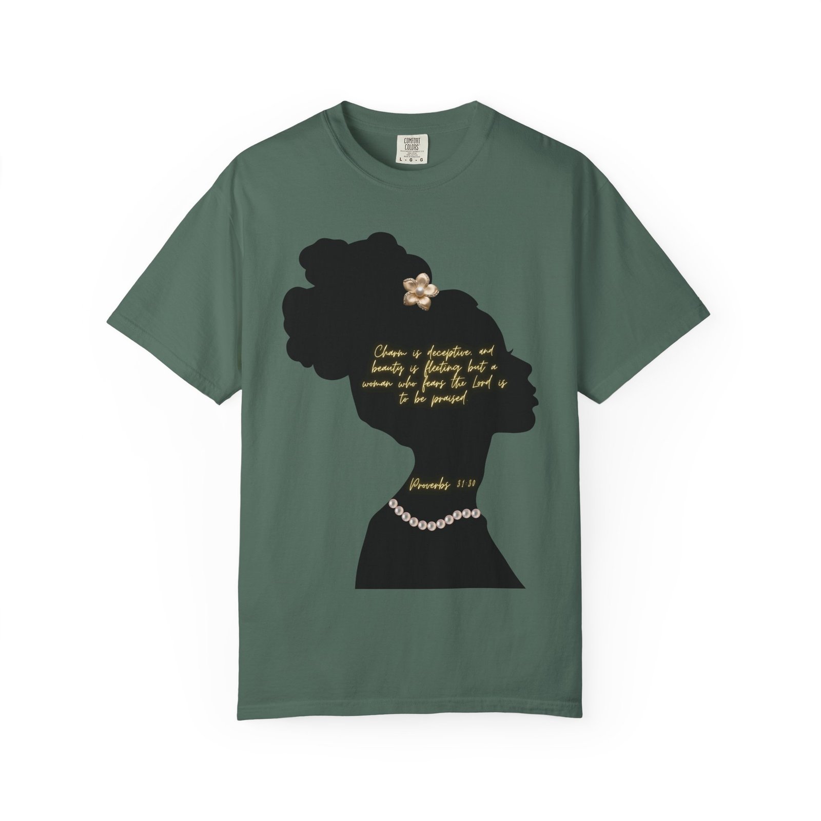 Proverbs 31:30 Pearls - T-Shirt - Image 9