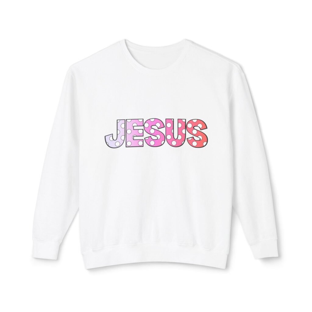 'Jesus' Polka Dot - Crewneck