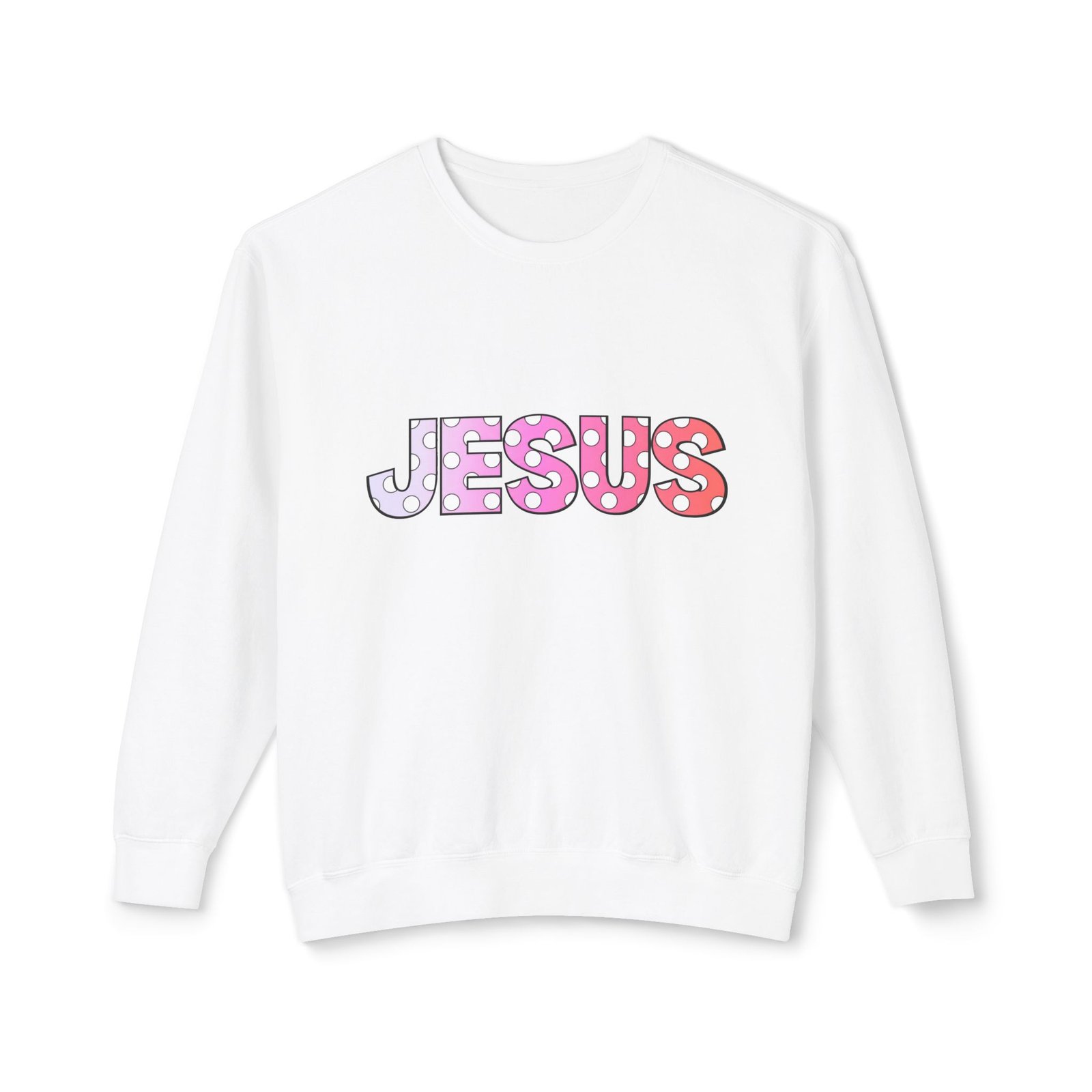 'Jesus' Polka Dot - Crewneck