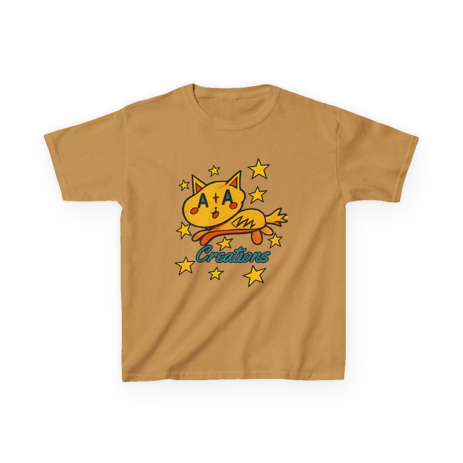 'A+A Creations' Star Gaze Kitty - Kids Tee - Image 7