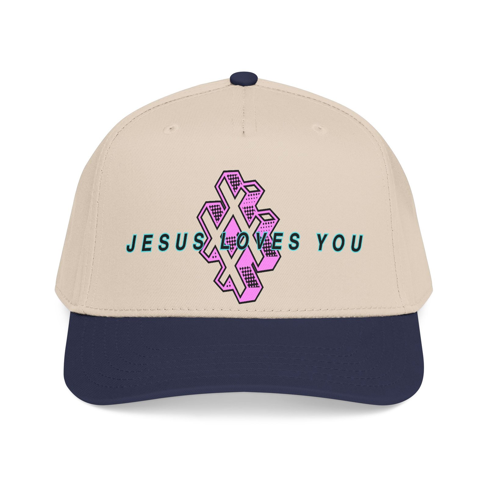 '#Jesus Loves You' Baseball Cap - Image 8