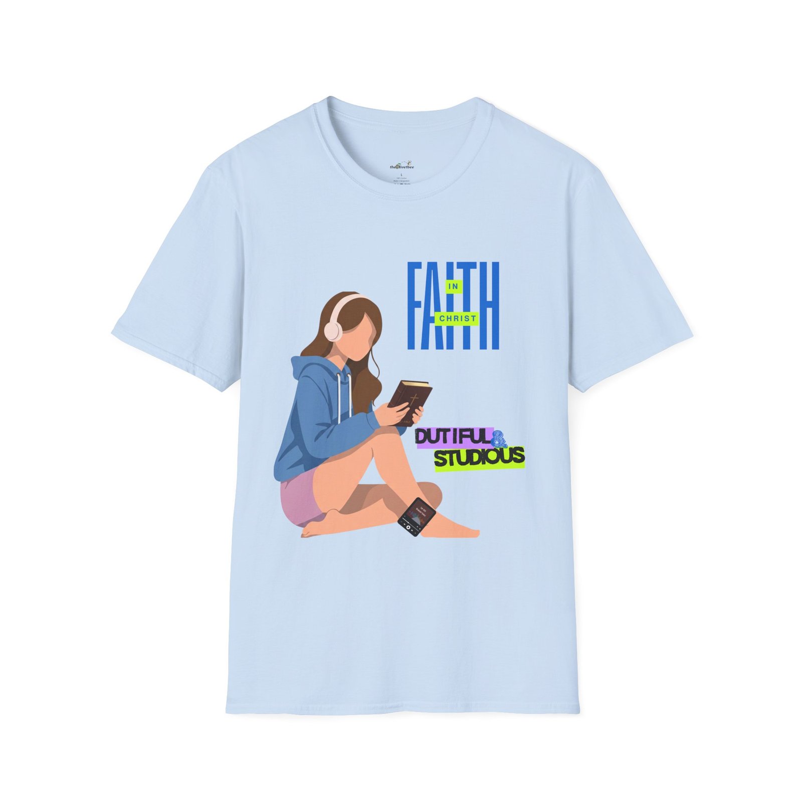 'Faith in Christ': Dutiful & Studious — Tee - Image 9