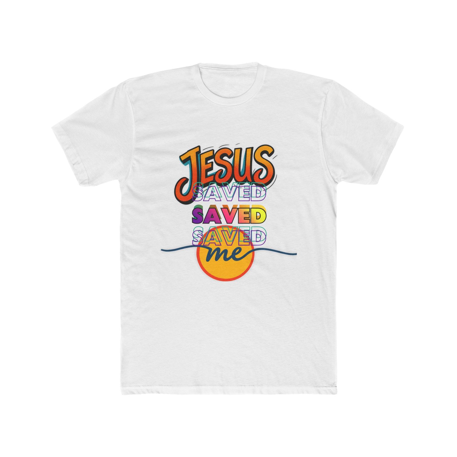 "Jesus Saved Me" — Retro Tee