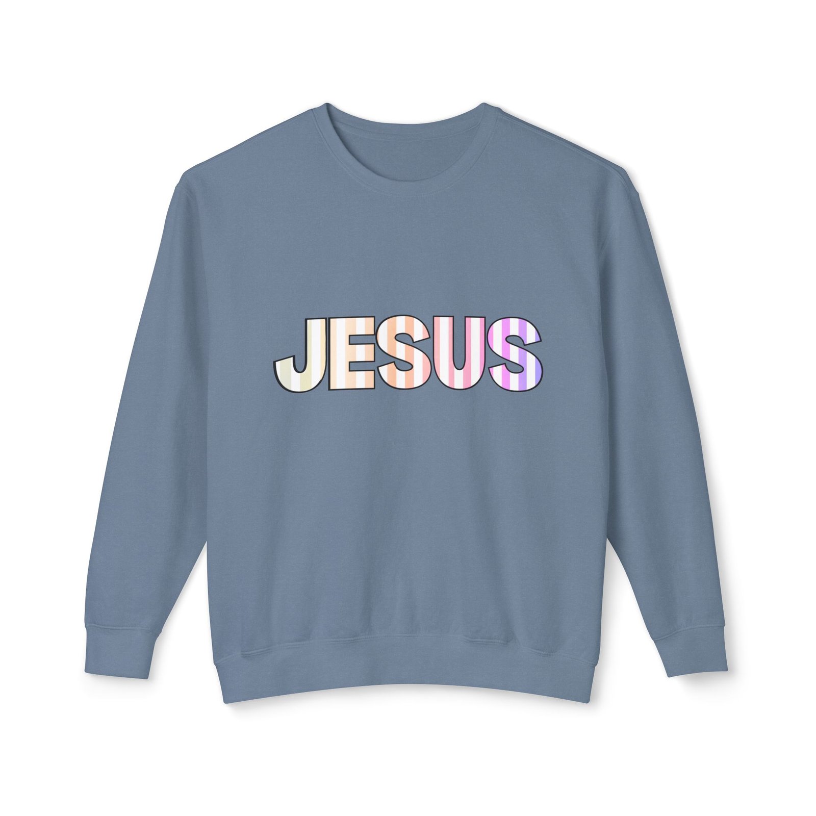 'Jesus' Striped - Crewneck - Image 14
