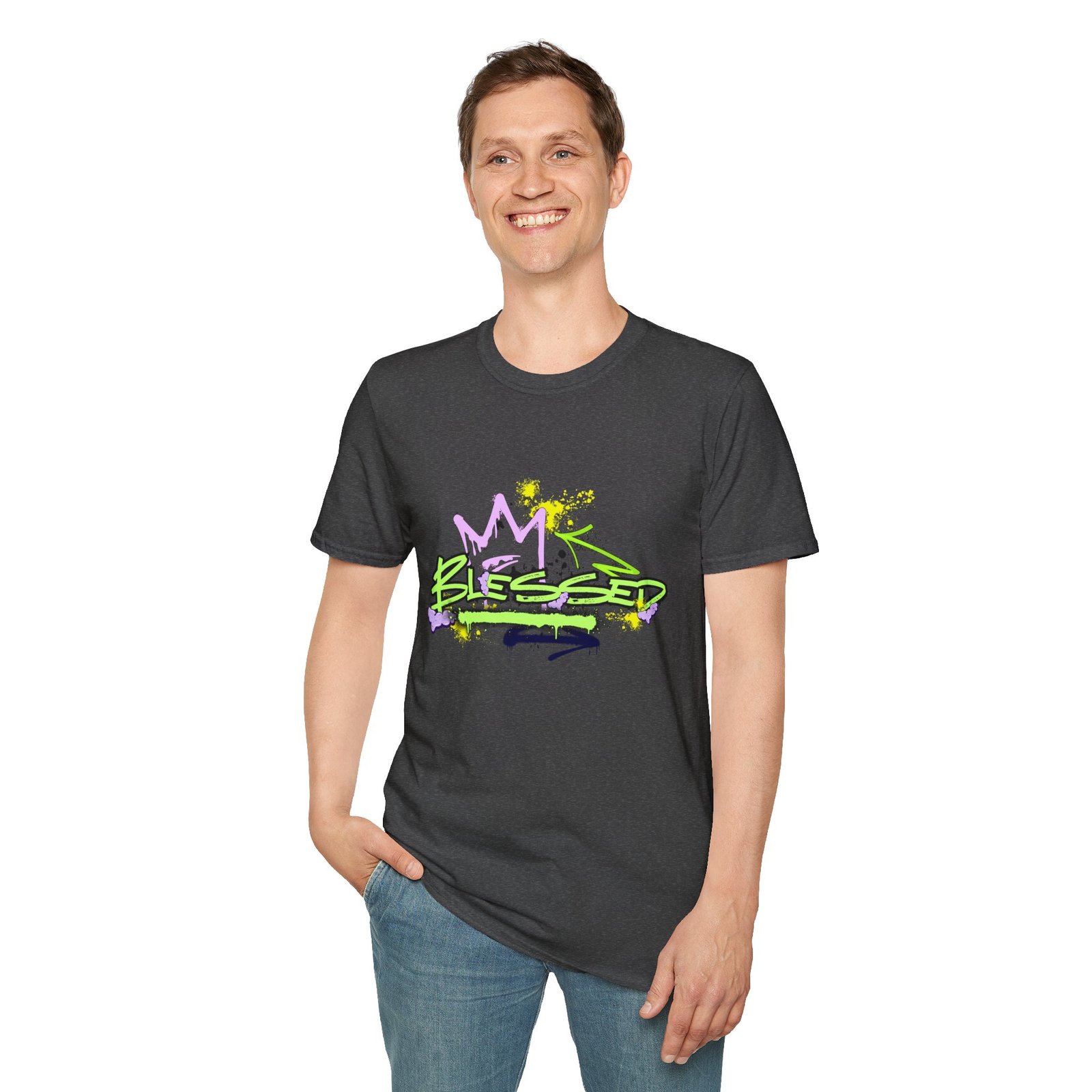 'Blessed' Graffiti — T-Shirt - Image 8