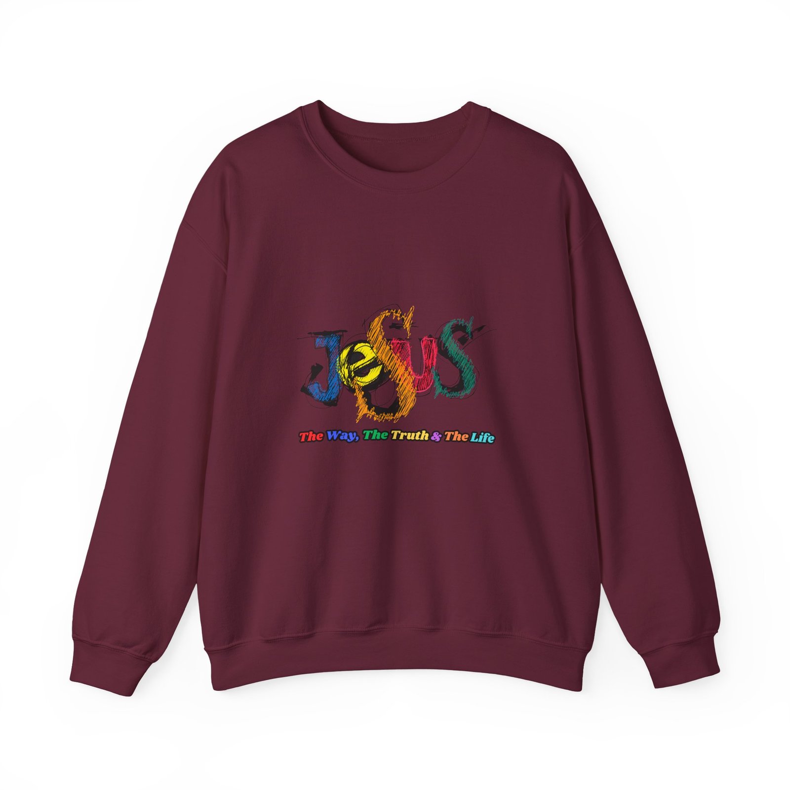 "Jesus is The Way, The Truth & The Life" - Crewneck - Image 8