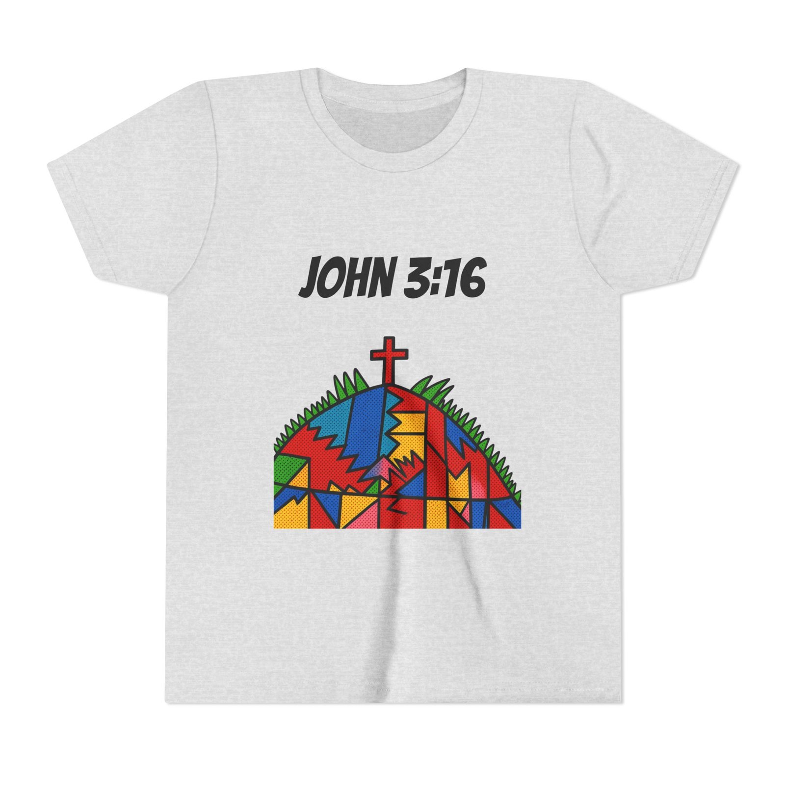 'John 3:16' Youth — T-Shirt - Image 3