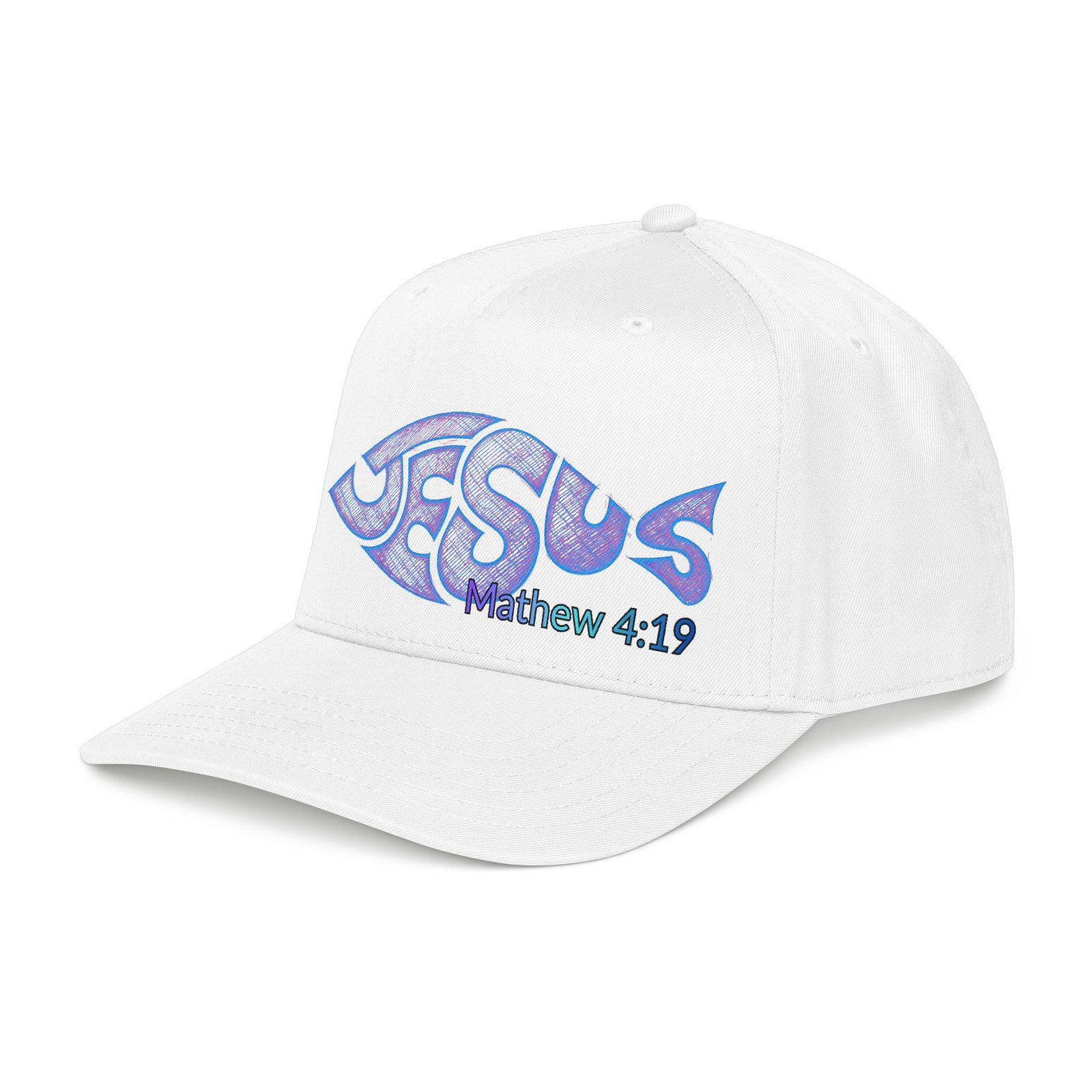 Jesus Matthew 4:19: Baseball Cap - Image 11