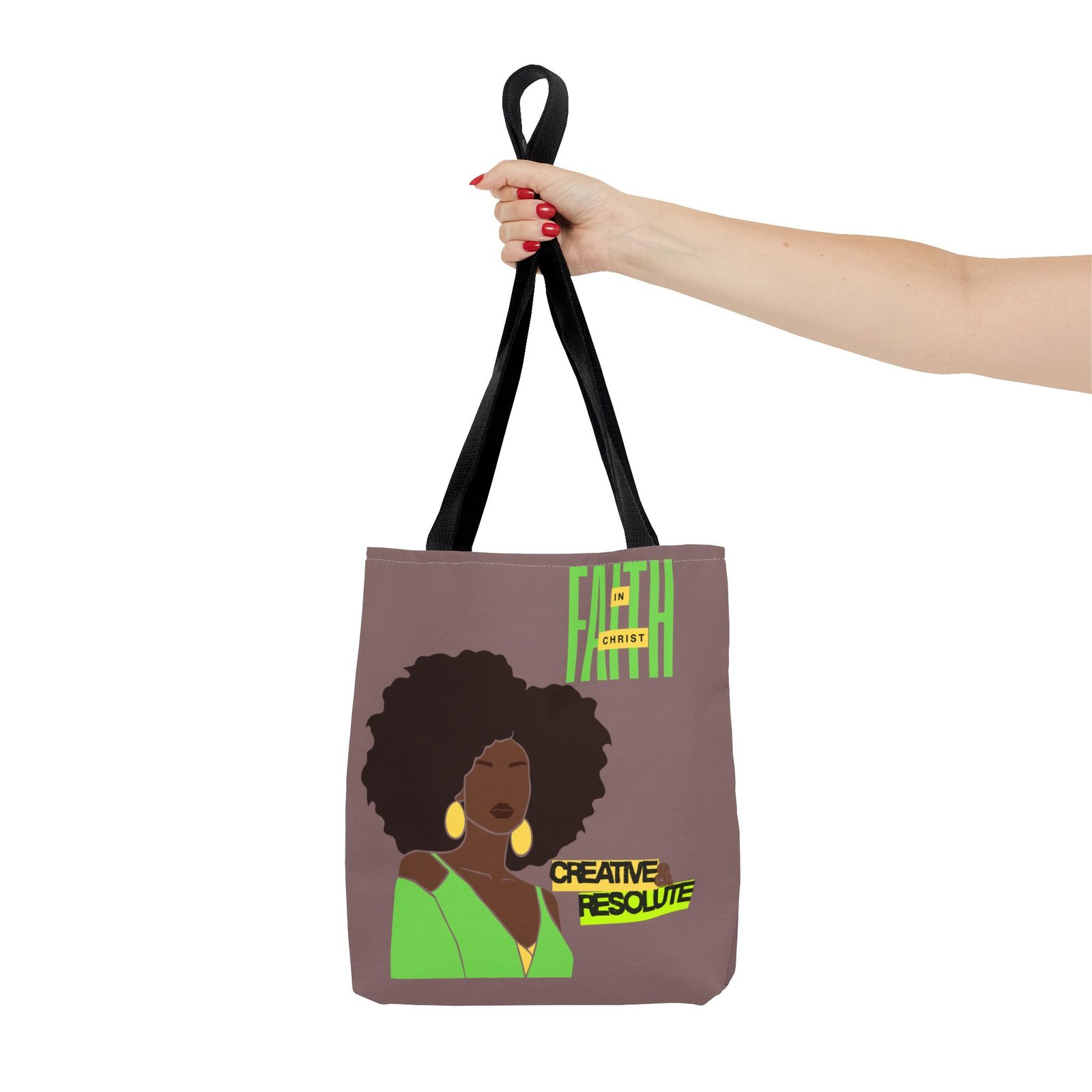 'Faith In Christ: Creative & Resolute' - Tote Bag - Image 3