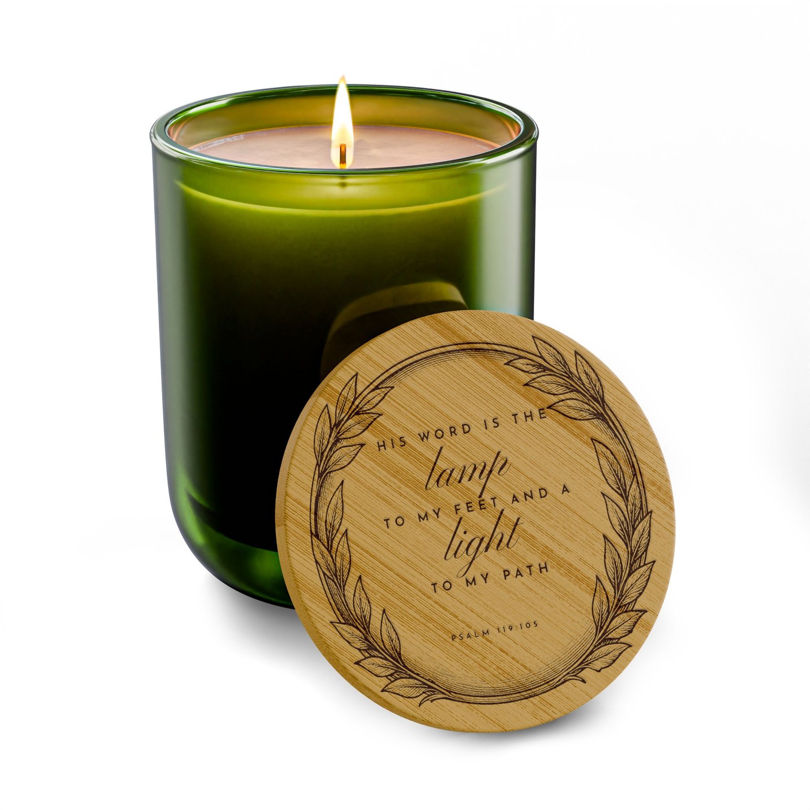 'Lamp To My Feet' — Scented Soy Candle - Image 5