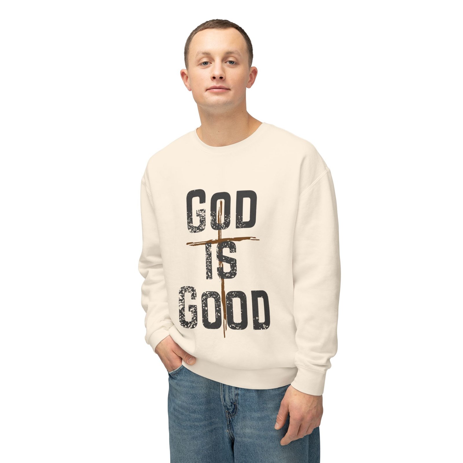 "God Is Good" - Crewneck - Image 4
