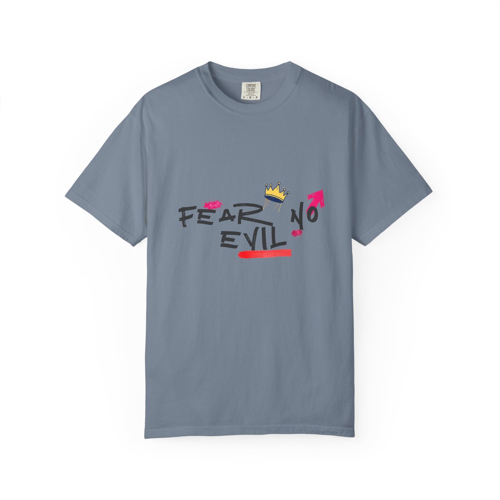 'Fear No Evil' Crown T-Shirt - Image 11