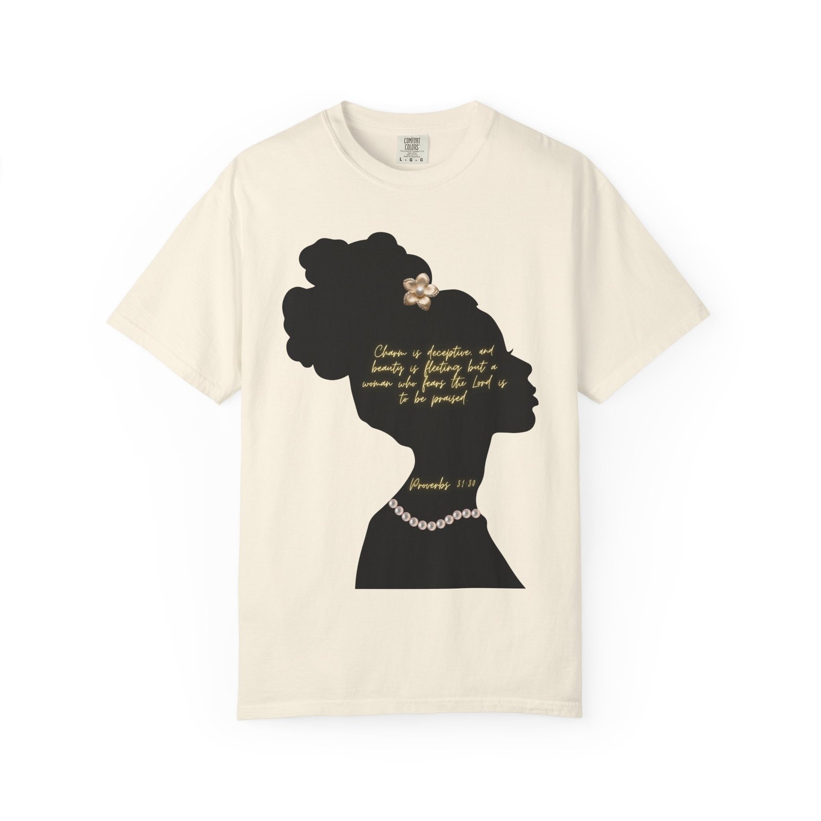 Proverbs 31:30 Pearls - T-Shirt - Image 4