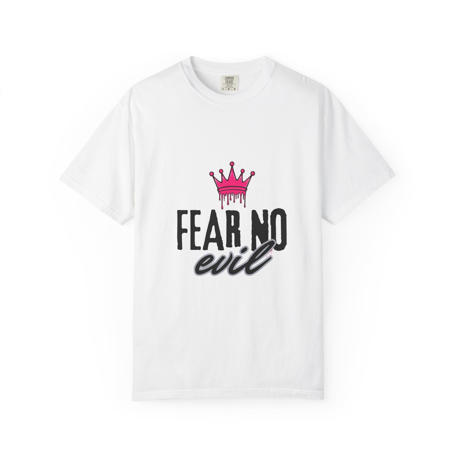 'Fear No Evil' Crown Pink