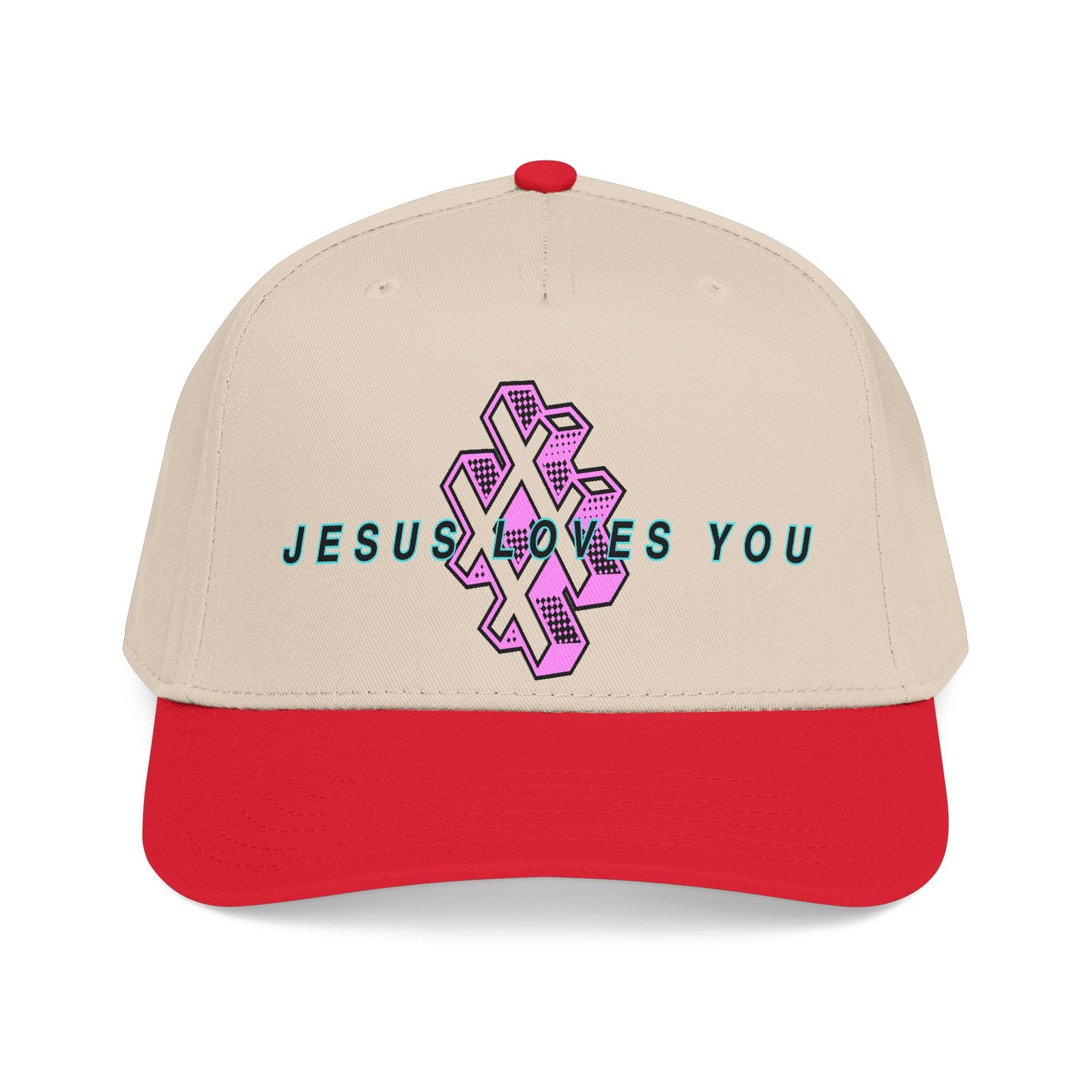 '#Jesus Loves You' Baseball Cap - Image 14