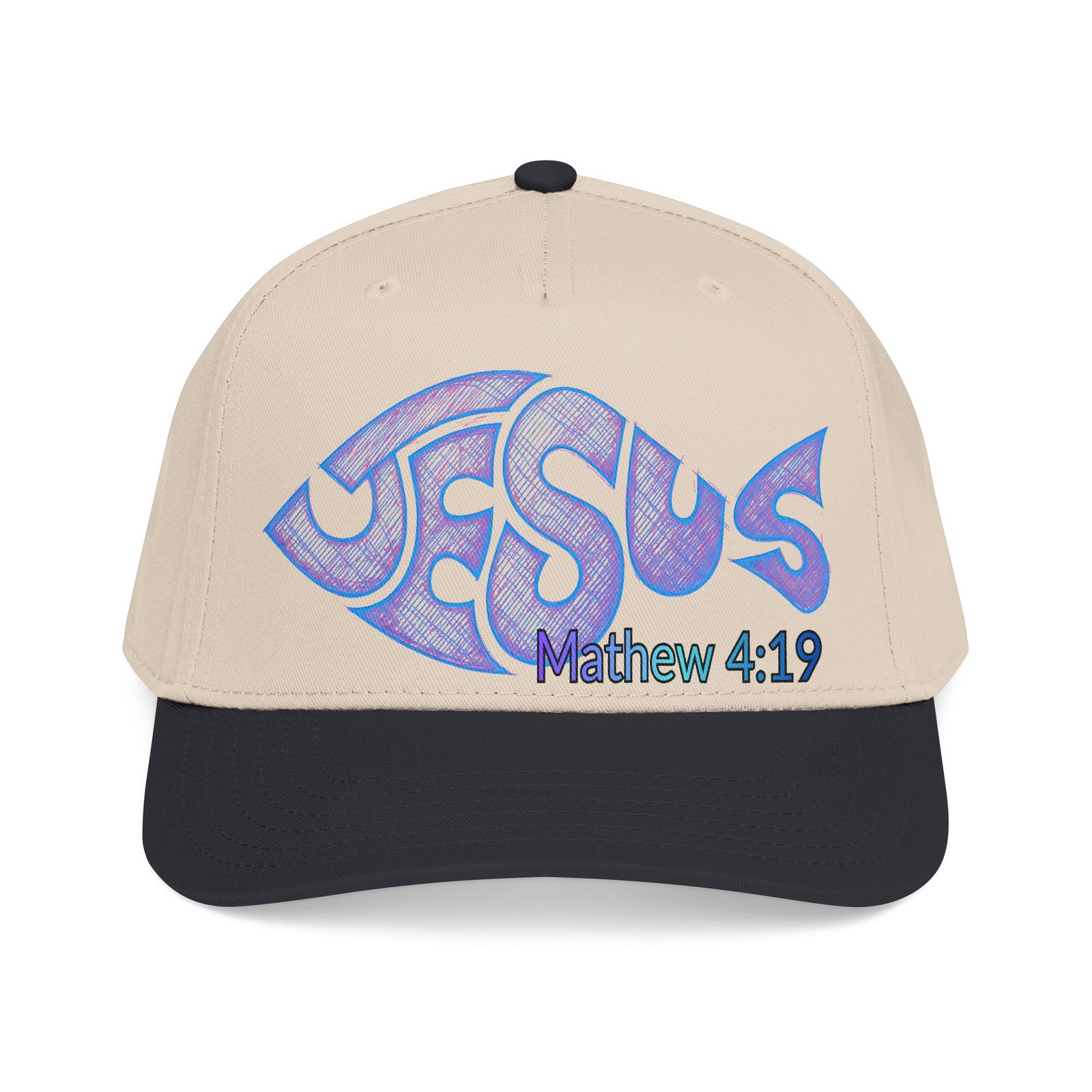 Jesus Matthew 4:19: Baseball Cap